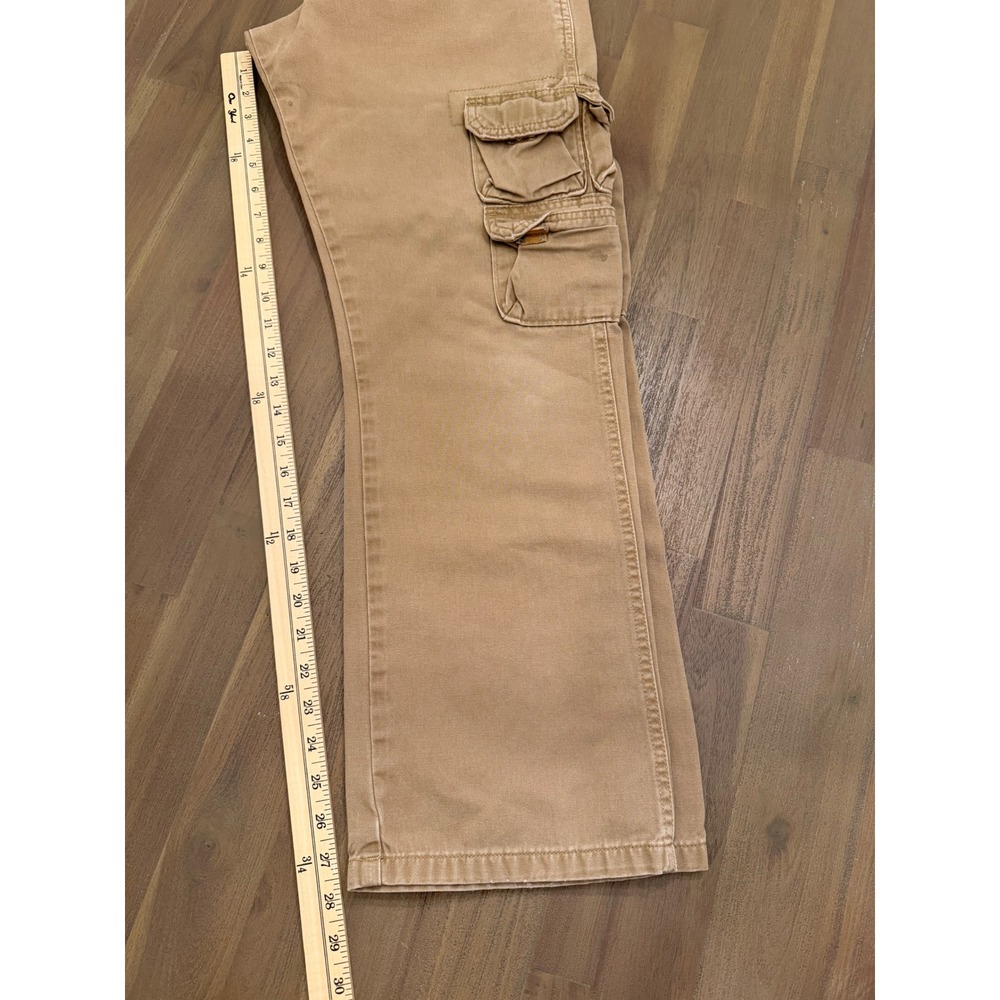 Wrangler Jeans Co Cargo Pants Tan Khaki‎ Relaxed Fit Men's Size - Picture 4 of 5